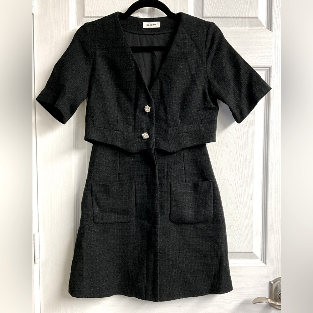 Manhattan Cropped Jacket & Tweed Dress - Picture 3 of 5